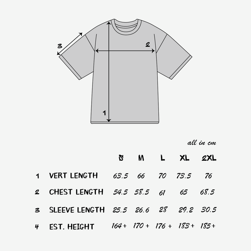 Size chart CM